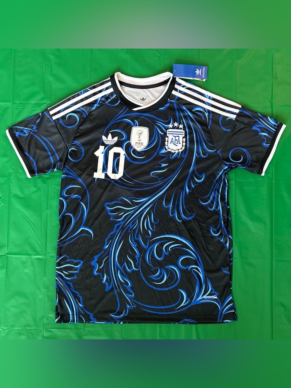 FA Men’s Black & Blue Football Jersey #10